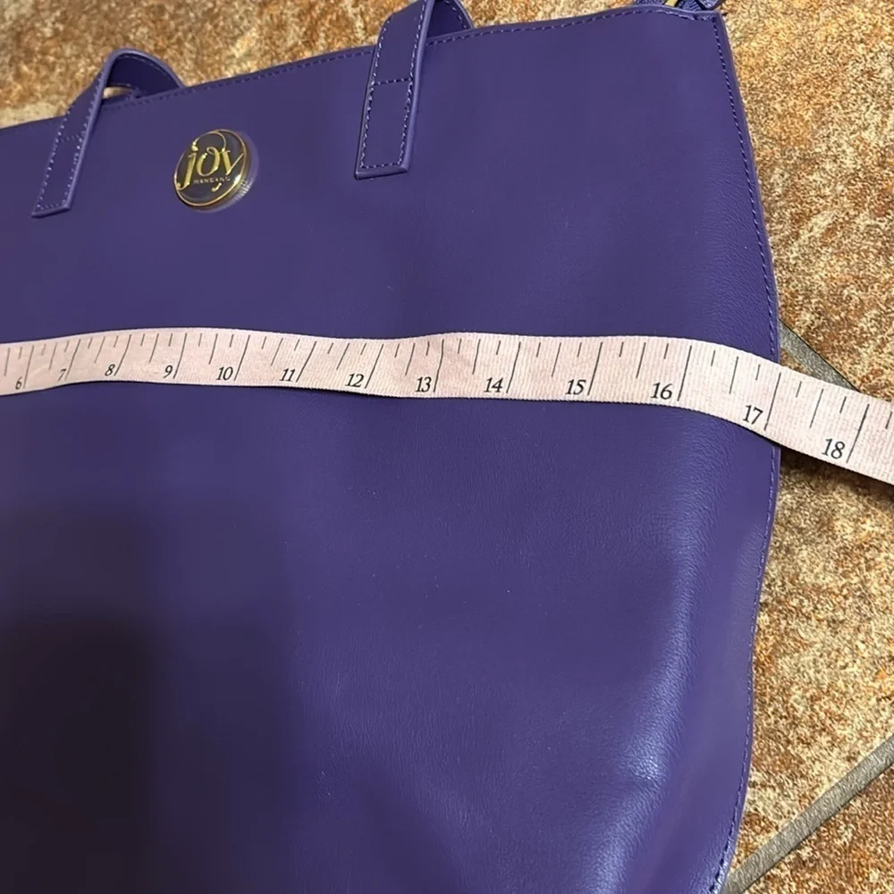 Joy Mangano Vibrant Purple Tote